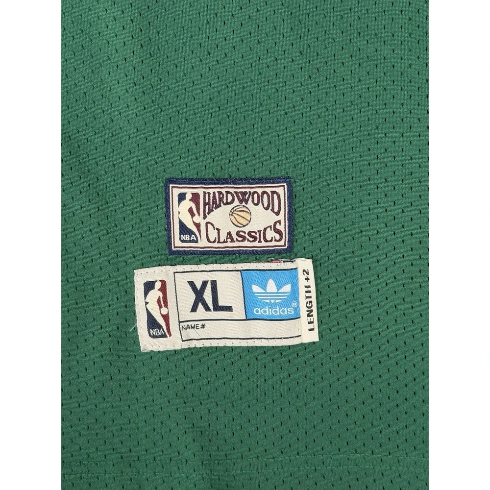 Adidas Larry Bird #33 Boston Celtics Hardwood Classics Swingman Jersey XL Green